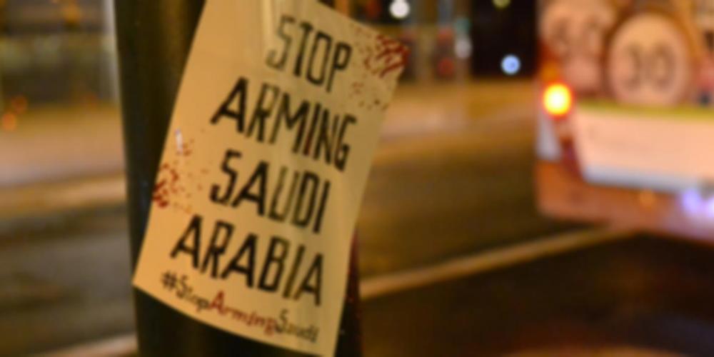 Sticker - Stop Arming Saudi