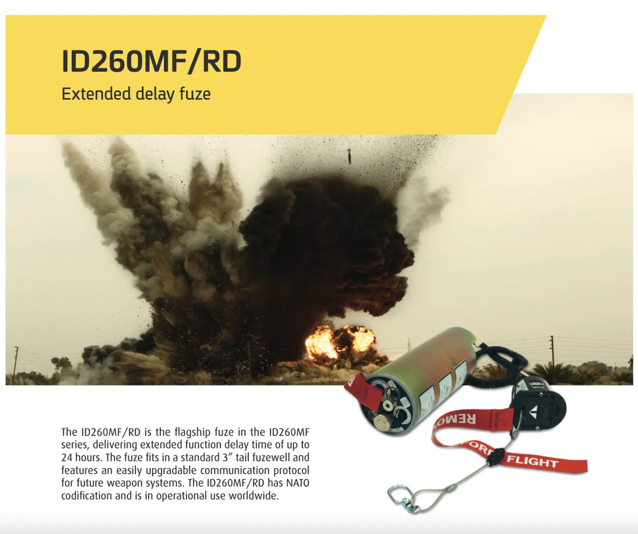 Een ID260MF-RD Extended delay fuze