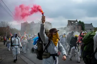 Activisten van Code Rood