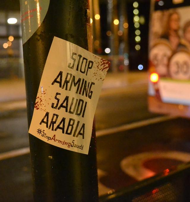 Sticker - Stop Arming Saudi